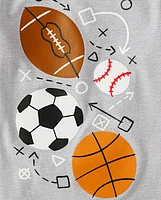 Baby And Toddler Boys Sports Graphic Tee