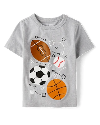 Baby And Toddler Boys Sports Graphic Tee