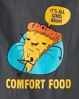 Boys Pizza Comfort Food Graphic Tee