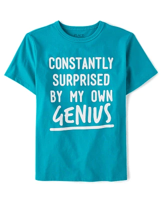 Boys Genius Graphic Tee