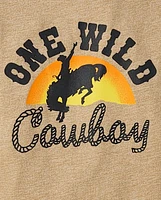 Baby And Toddler Boys Cowboy Graphic Tee