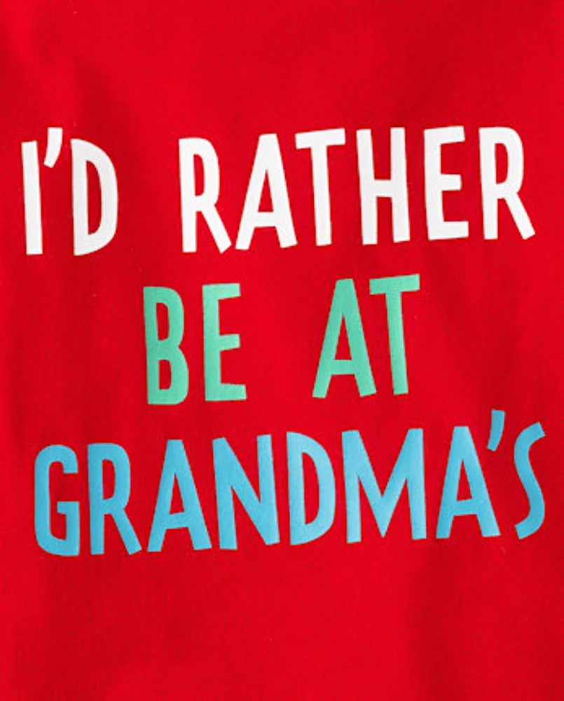 Baby And Toddler Boys Grandma Graphic Tee