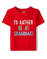 Baby And Toddler Boys Grandma Graphic Tee