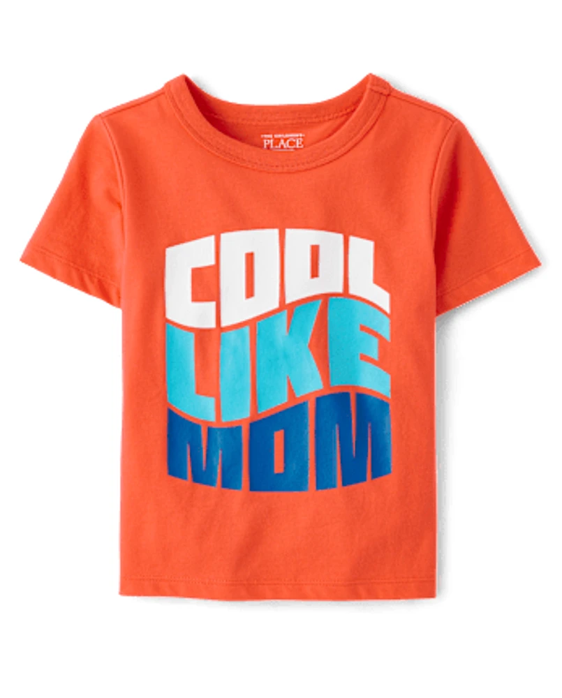 Baby And Toddler Boys Cool Like Mom Graphic Tee