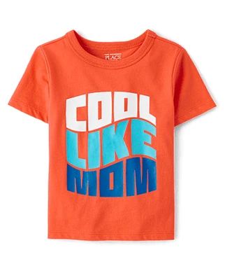 Baby And Toddler Boys Cool Like Mom Graphic Tee