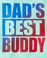 Baby And Toddler Boys Dad's Best Buddy Graphic Tee