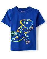 Baby And Toddler Boys Iguana Graphic Tee