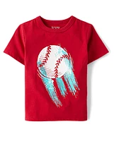 Baby And Toddler Boys Baseball Graphic Tee