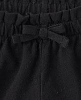 Toddler Girls Leopard Paperbag Waist Shorts 4-Pack