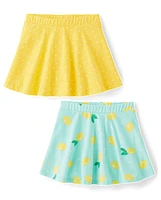Toddler Girls Print Skort 2-Pack