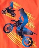 T-shirt imprimé Dirt Bike pour garçon