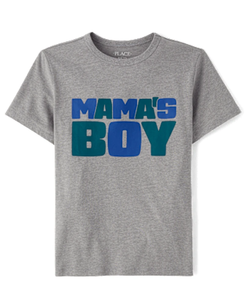 Boys Mama's Boy Graphic Tee