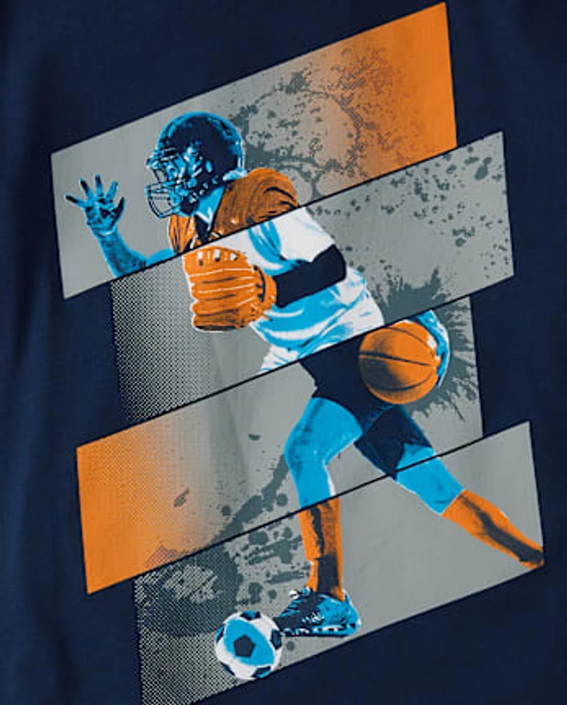 Boys Sports Graphic Tee