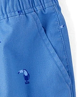 Boys Print Pull On Jogger Shorts