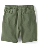 Boys Quick Dry Pull On Jogger Shorts