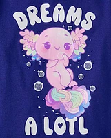 Girls Axolotl Dreams Graphic Tee