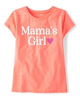 Girls Mama's Girl Graphic Tee