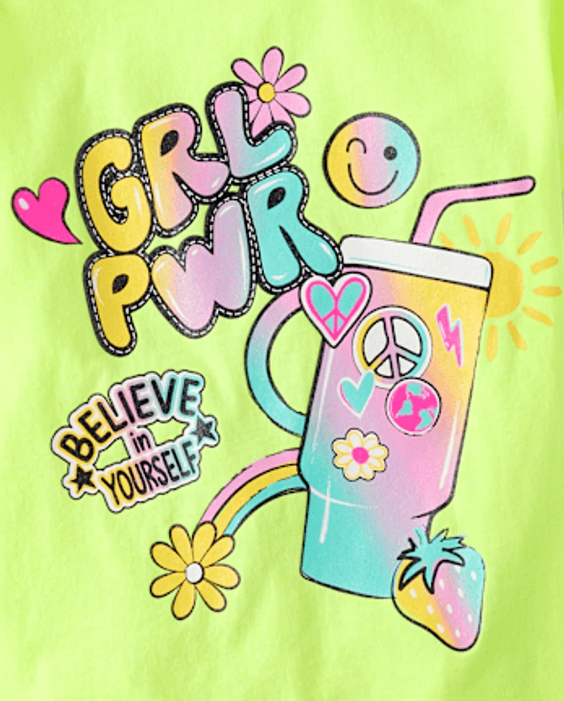 Girls Grl Pwr Graphic Tee