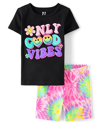 Girls Good Vibes Pajamas