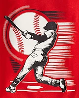 Boys Baseball Snug Fit Cotton Pajamas