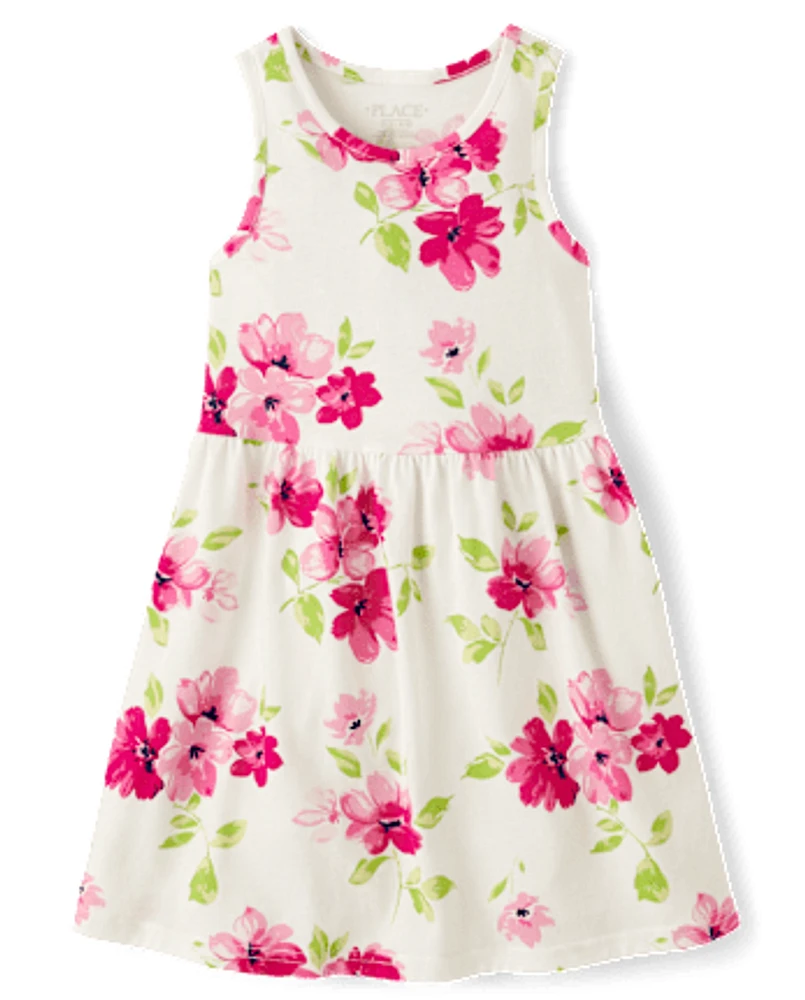 Girls Print Everyday Dress