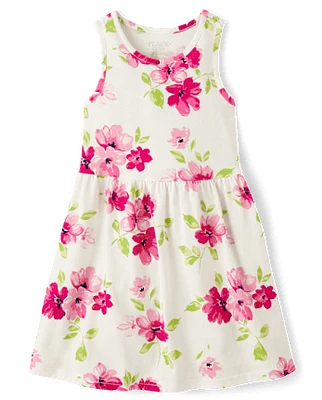 Girls Print Everyday Dress