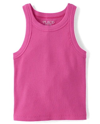 Girls Ribbed Tank Top