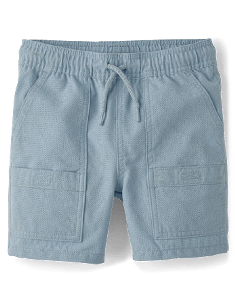 Boys Quick Dry Breathable Pull On Jogger Shorts
