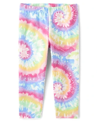 Girls Print Capri Leggings