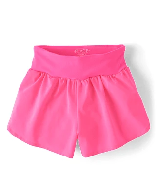 Girls Quick Dry Flowy Shorts