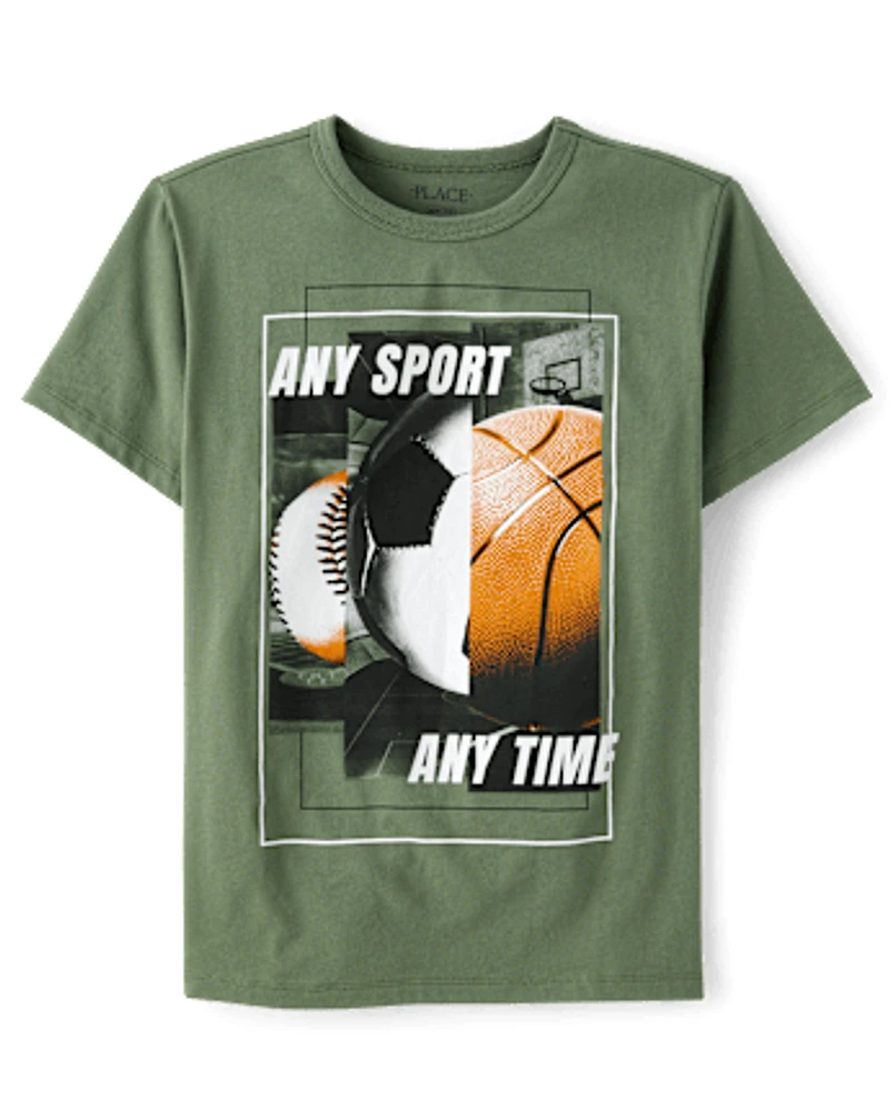 Boys Sports Graphic Tee