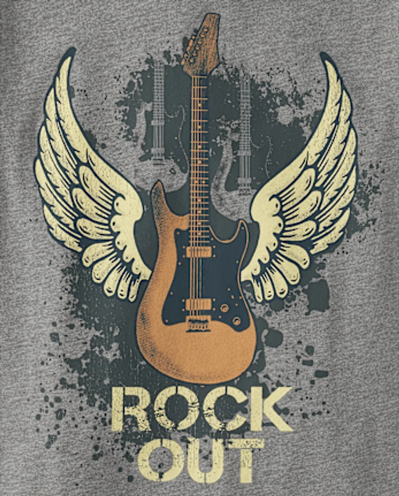 Boys Guitar Graphic Tee