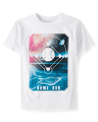 Boys Baseball Graphic Tee
