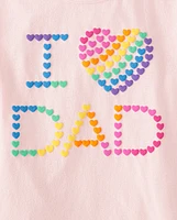 Girls Love Dad Graphic Tee