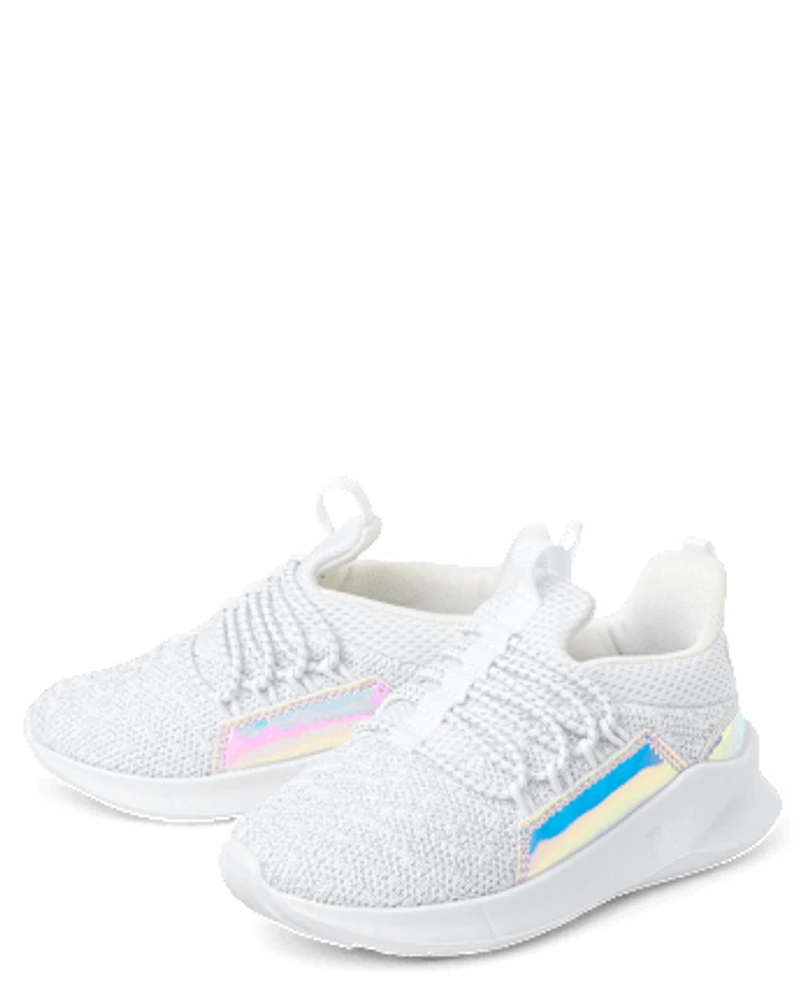 Toddler Girls Glitter Running Sneakers