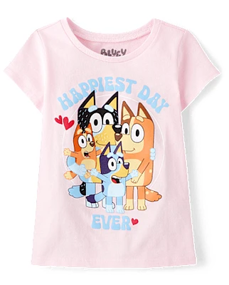 Baby And Toddler Girls Bluey Graphic Tee