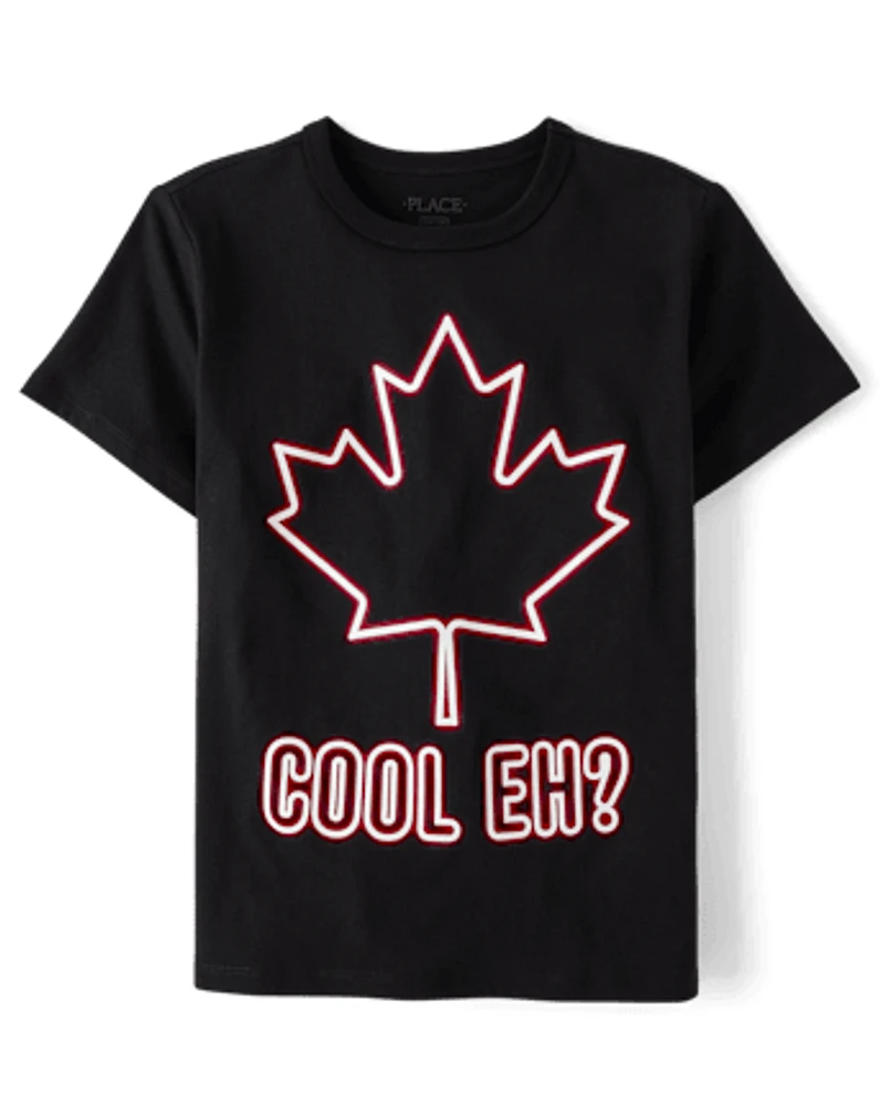 Boys Canada Day Cool Eh Graphic Tee