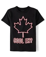Boys Canada Day Cool Eh Graphic Tee