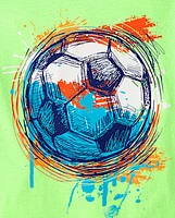 Boys Soccer Ball Graphic Tee