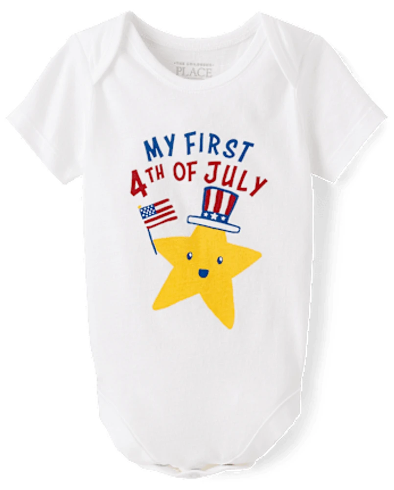 Baby First 4th Of July Graphic Bodysuit
