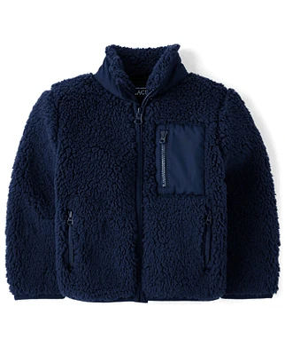 Baby And Toddler Boys Sherpa Trail Jacket
