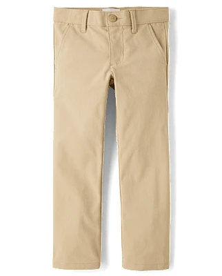 Girls Uniform Quick Dry Skinny Chino Pants