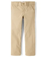 Girls Uniform Quick Dry Skinny Chino Pants