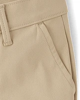 Girls Uniform Quick Dry Chino Shorts