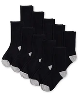 Boys Cushioned Crew Socks -Pack