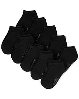 Kids Cushioned Ankle Socks 10-Pack