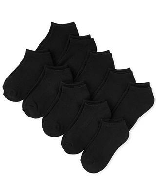 Kids Cushioned Ankle Socks 10-Pack