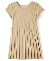 Girls Uniform Quick Dry Pleated Tennis Dress