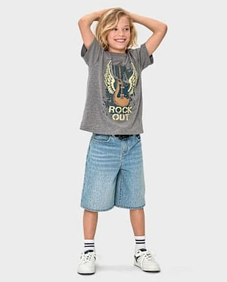 Kids Denim Baggy Jorts