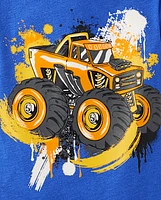 T-shirt graphique Monster Truck pour garçon